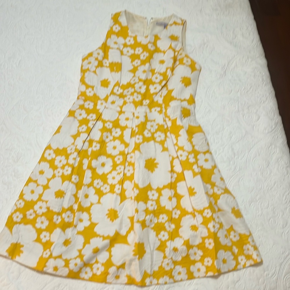 Floral fit-and-flare dress